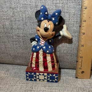 Disney Blue and Red Minnie Mouse Figurine